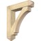 Ekena Millwork Imperial Arts and Crafts Rough Sawn Bracket w/ Offset Brace, Douglas Fir, 8"W x 36"D x 40"H BKT0806X36X40IMP03RDF - alternate 1